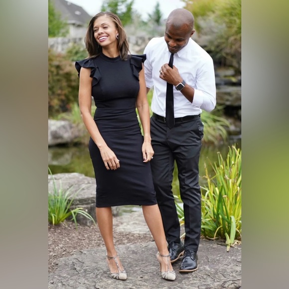 Backless Ruffle Midi Dress - Picture 5 of 5